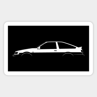 Toyota Corolla Levin GT-Apex (AE86) Silhouette Magnet